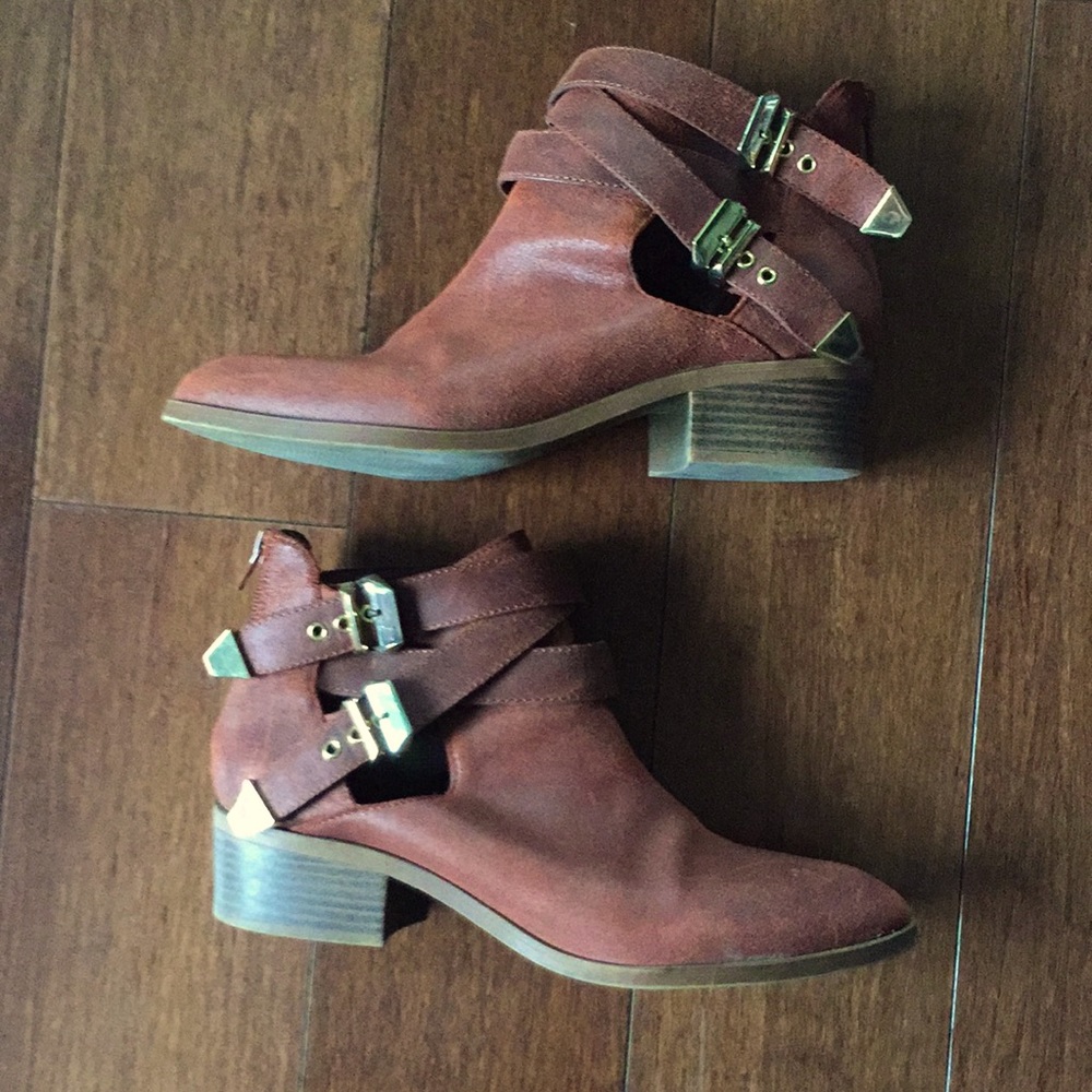EUC Seychelles Oxblood Boots